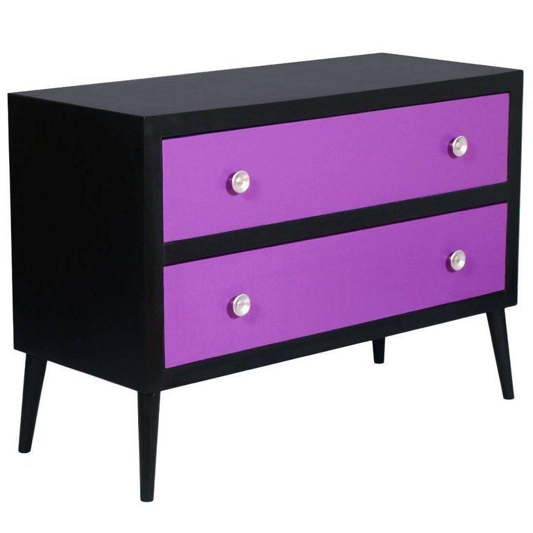 Mid Century Modern Chest Of Drawers Beechwood And Walnut Slab In Gio Ponti Style