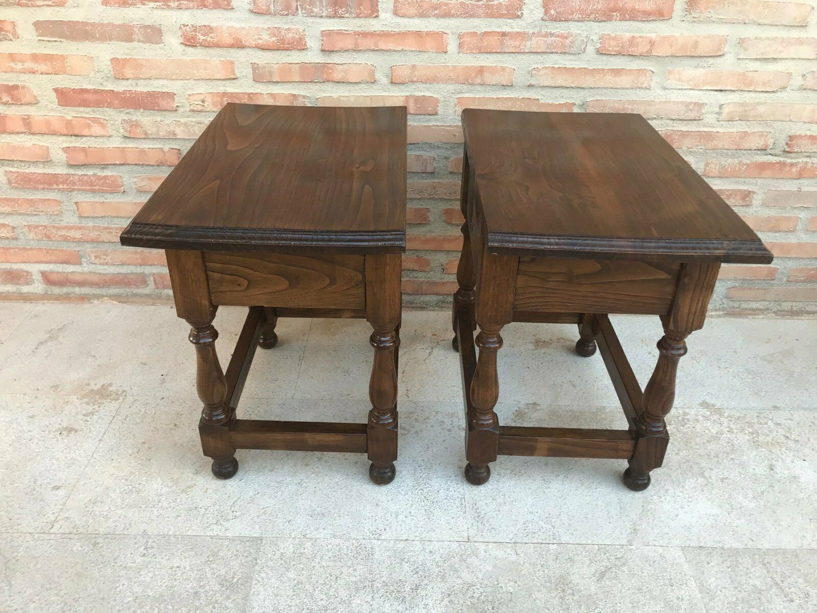 Spanish Nightstands, 1920s, Set Of 2 photo vinterior