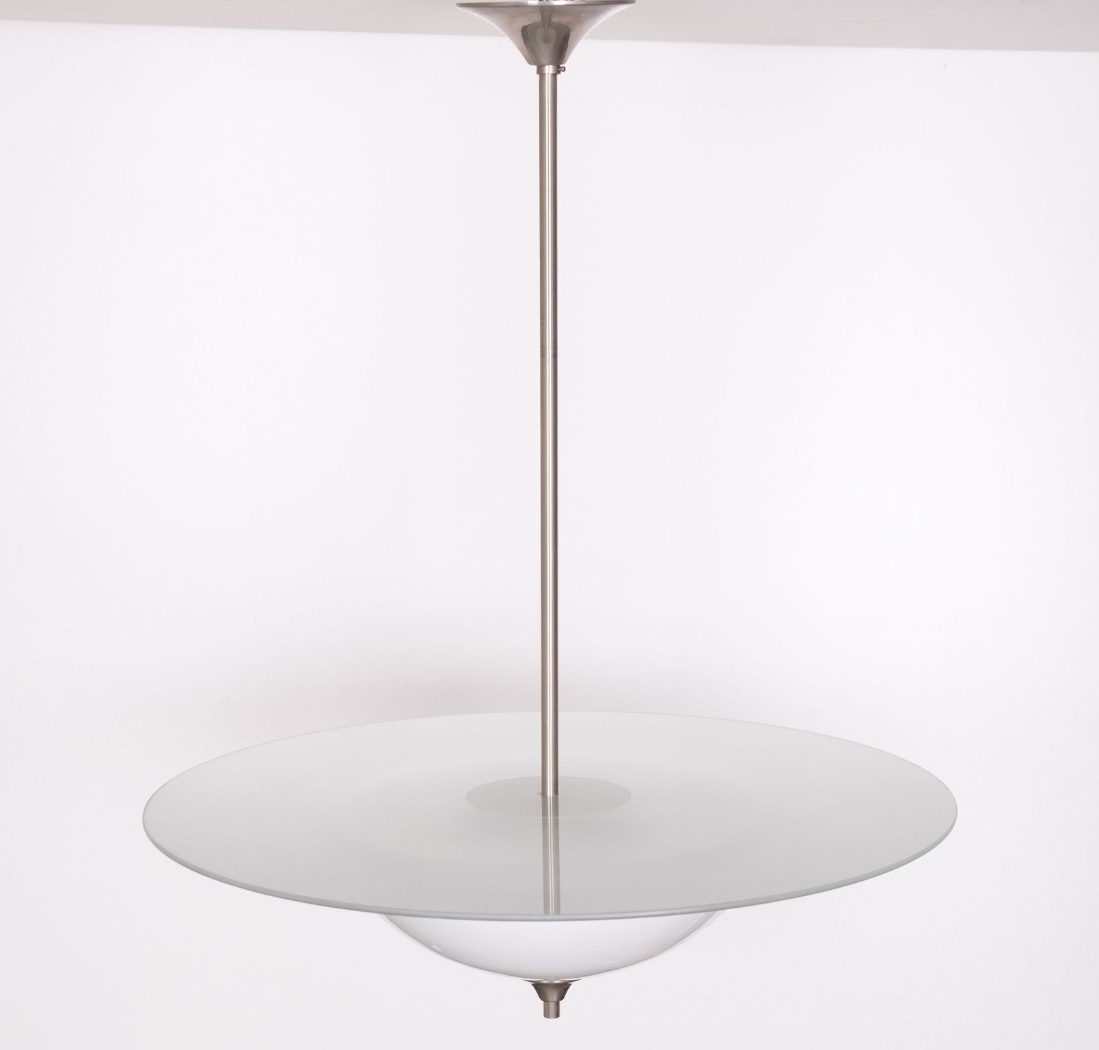 Art Deco Gispen Pendant Lamp ''Model '' Half Moon photo for sale