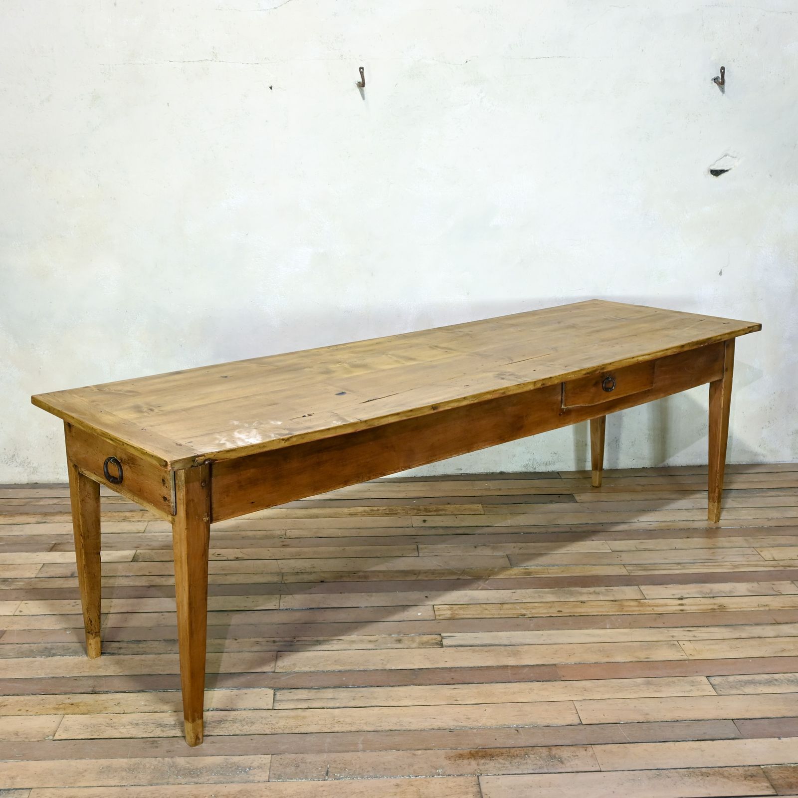 3400.0 A Large 19th Century French Fruitwood Farmhouse Table photo