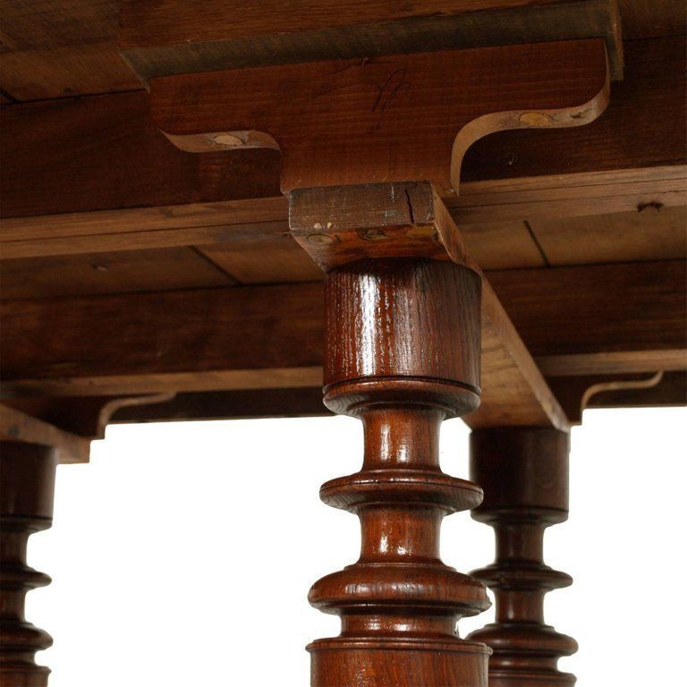 19th Century France Provencal Extendable Table Solid Oak, Restored, Wax Polished photo Furniture