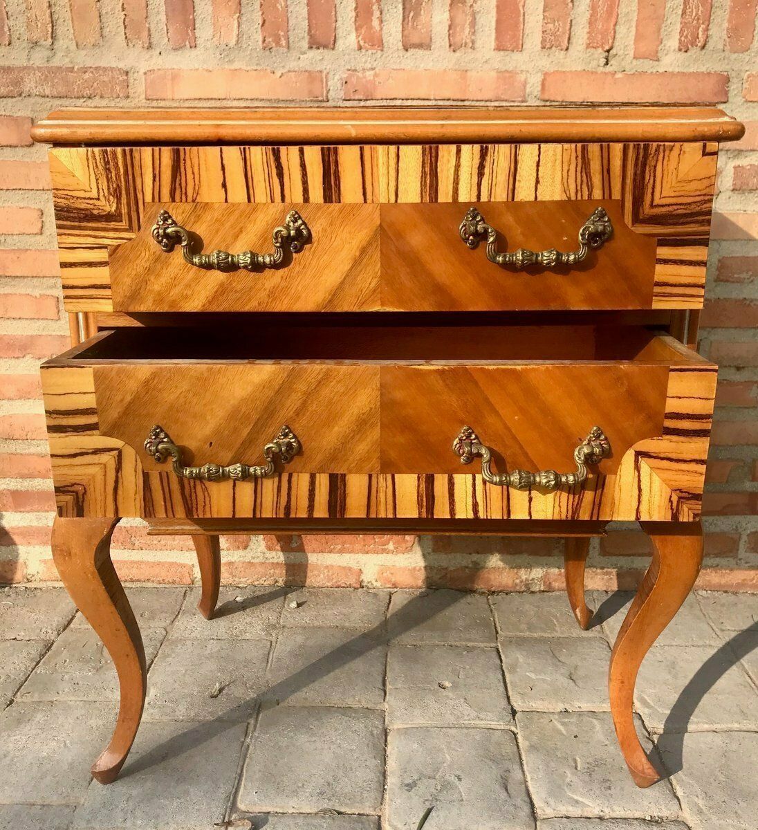 Mid Century French Nightstands, Set Of 2 photo for sale