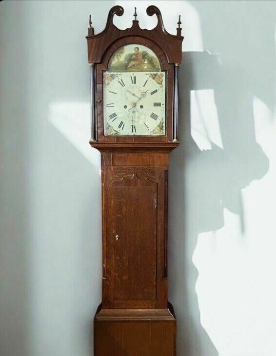 8 Day Longcase / Grandfather Clock. W.Pybus Of Caistor , Lincolnshire