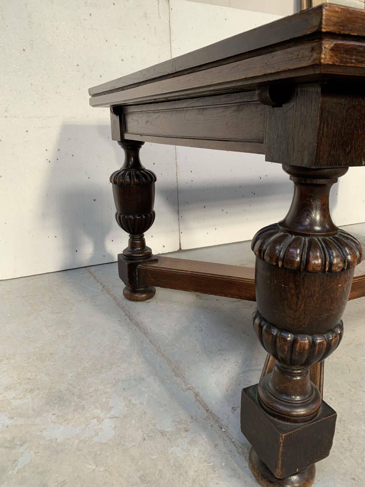 Renaissance Style Table In Oak, 20th Century photo 710.0