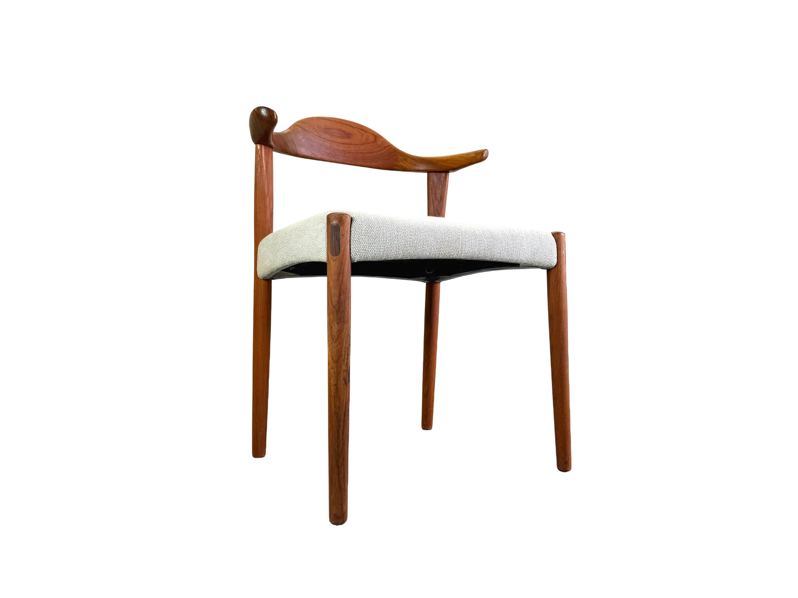 Mid Century Bullhorn Chair Randers Møbelfabrik Harry østergaard Teak