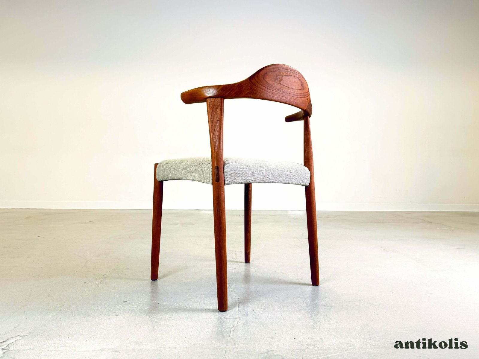 Mid Century Bullhorn Chair Randers Møbelfabrik Harry østergaard Teak photo 525.0