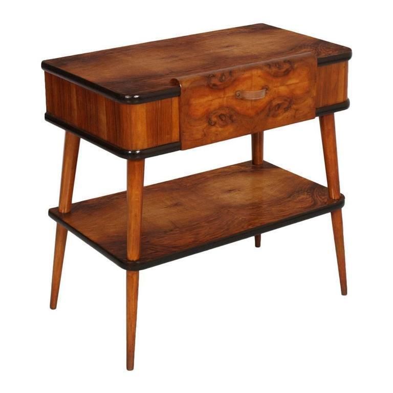 Mid Century Modern Consolekast Met Platenspeler Naar Voorbeeld Van Ico Parisi