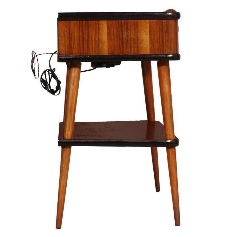 Mid Century Modern Consolekast Met Platenspeler Naar Voorbeeld Van Ico Parisi photo furniture