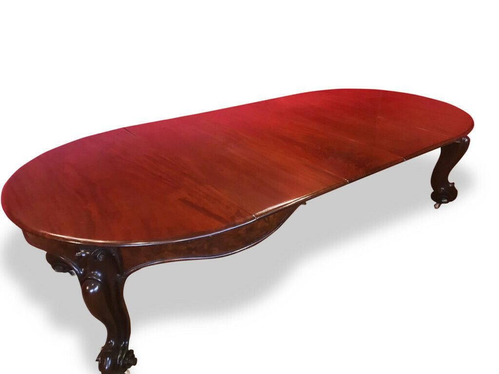 photo for sale 11ft Rare 1831 1901 Antique Grand William IV Cuban Mahogany Sabre Leg Dining Table