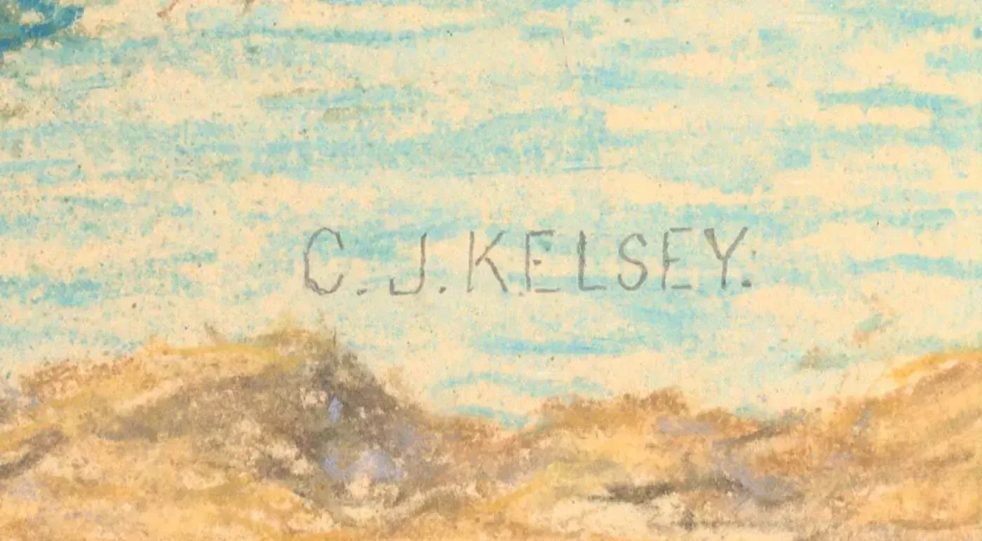 Charles Joshua Kelsey (1871 1960)   Mid 20th Century Pastel, Boating In France photo for sale