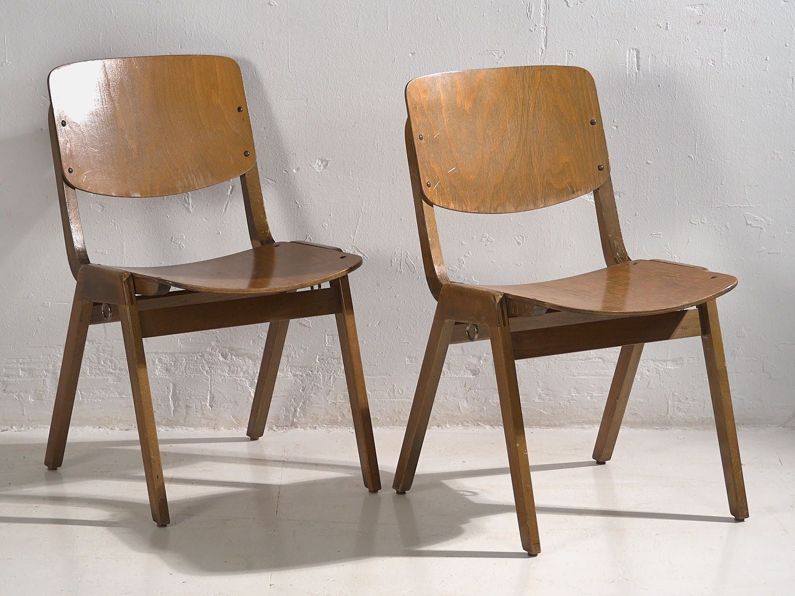 Vintage Thonet Dining Chairs (C.1950). Set Of 4 Pieces photo 1446.0
