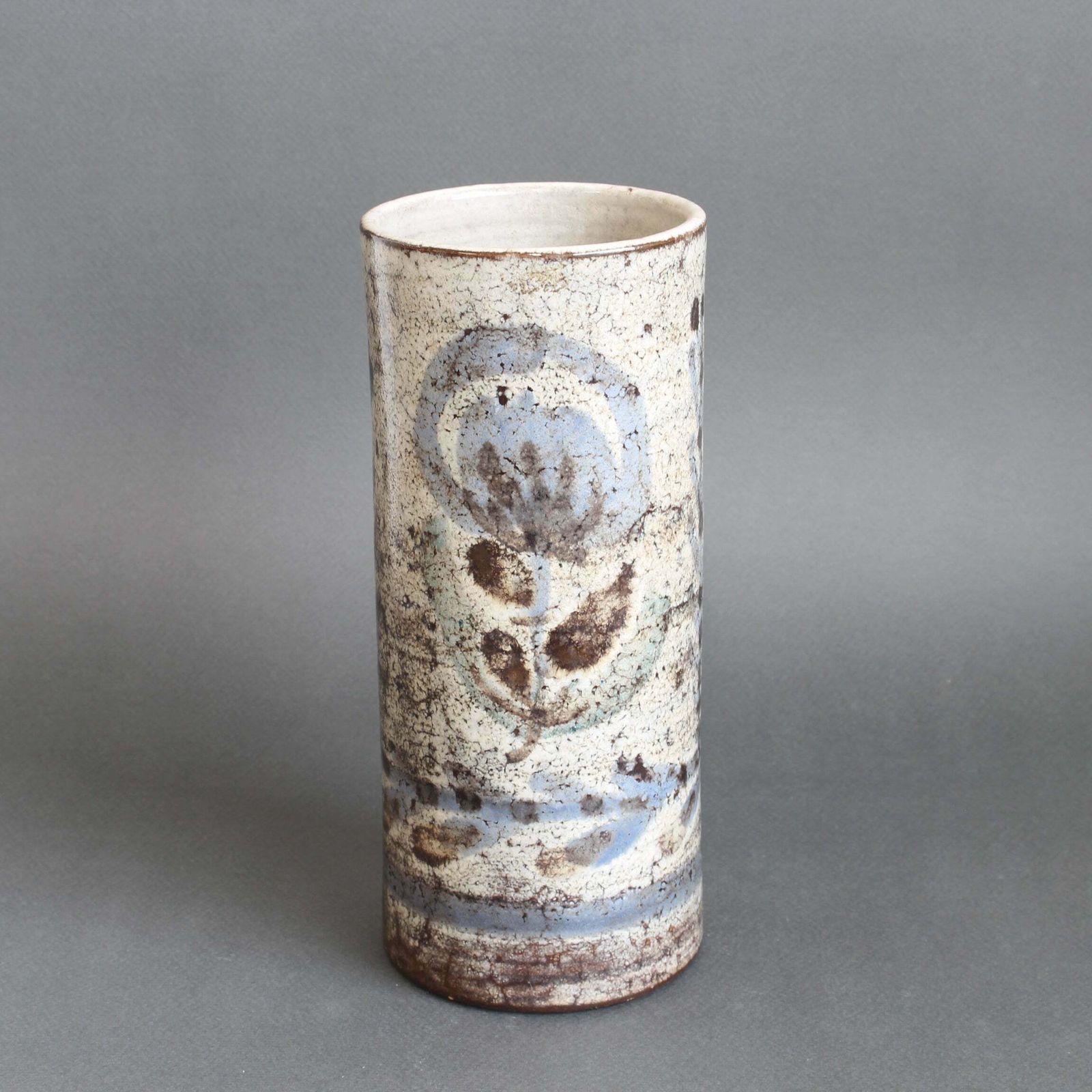 Vintage French Ceramic Flower Vase By Le Mûrier (Circa 1960s)