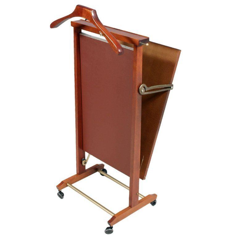 Italian "Servomuto" Valet Trouser Press By Fratelli Reguitti In Walnut photo for sale