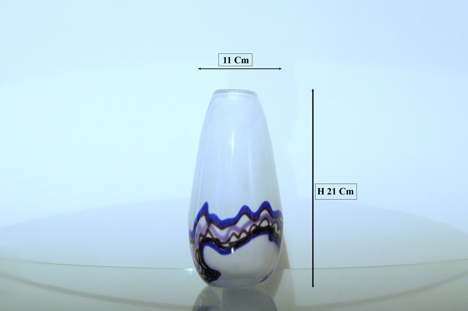 V. Nason & C. Murano / Submerged Vase / Murano Glass 1960 photo furniture