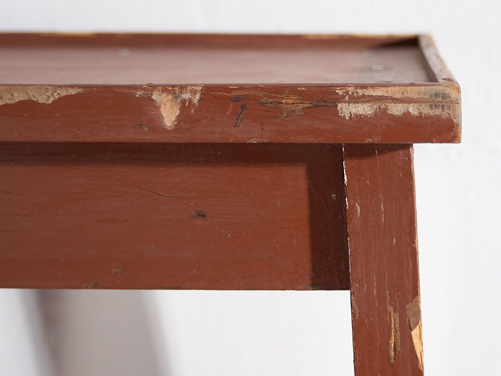 Garnet Red Antique Plant Stand (C.1920) photo vintage