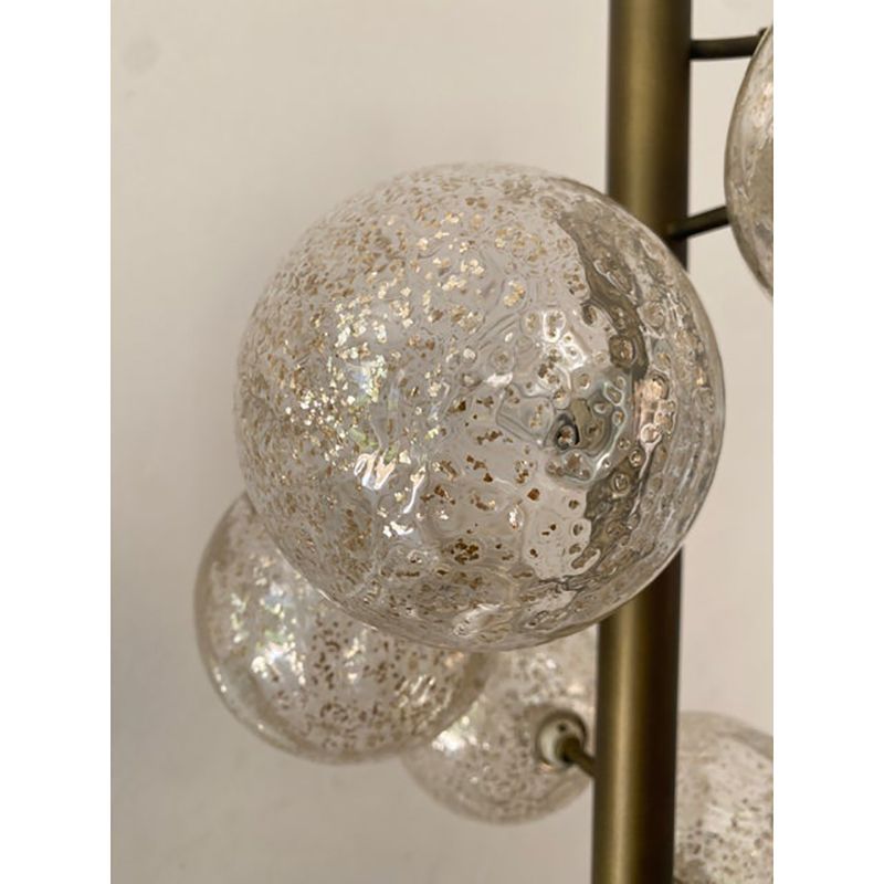 Contemporary Spheres With Gold Murano Glass Burnished Floor Lamp photo furniture