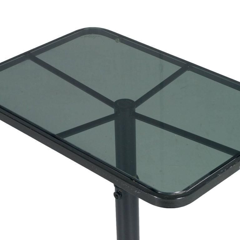 Modern Bar Cart Or Side Coffee Rolling Table Adjustable Height Design Allegri photo furniture