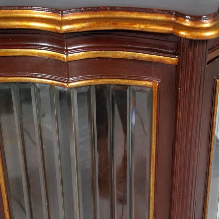 Late 19th Century Venetian 'Belle Epoque' China Cabinet, Glass Cupboards photo vinterior