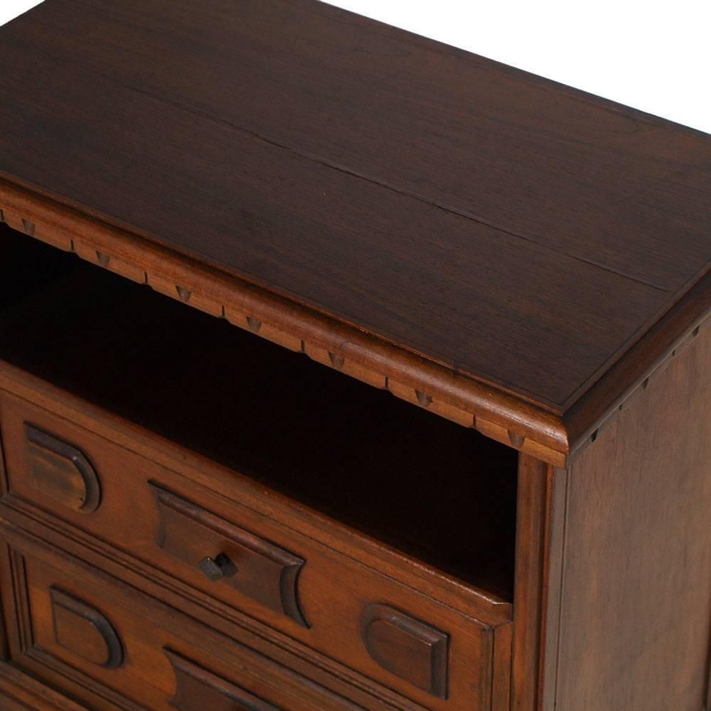 Mid Century Modern Italian Cabinet, Nightstand, Renaissance Style photo Furniture