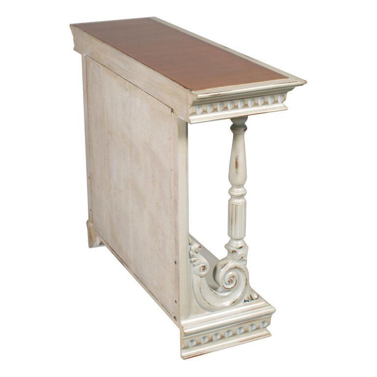 Early 20th Century Shabby Chic Baroque Revival Console, Blond Walnut, Restored photo buy