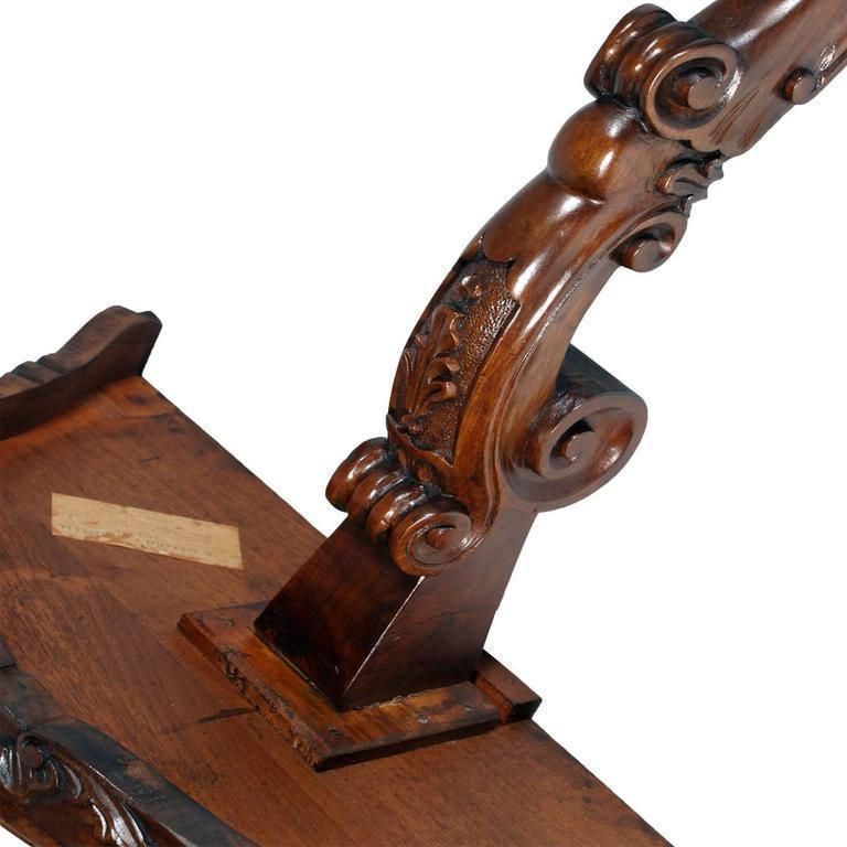 Early 20th Century Venetian Console Carved Walnut By Meroni E Fossati, Lissone photo vinterior