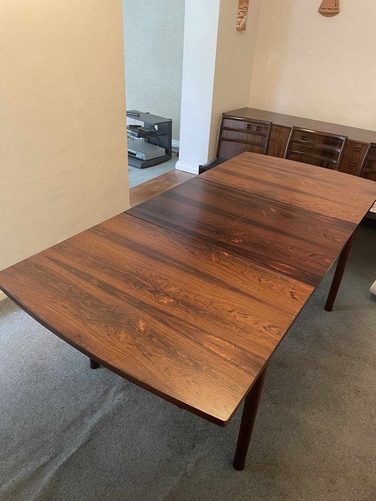 photo vinterior Beithcraft Mid Century Rosewood Table And Chairs