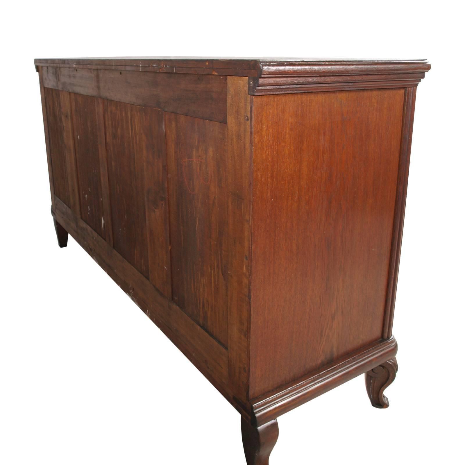 Swiss Early 20th Century Art Deco Credenza All In Oak Wood By E. Schwarz Zurich photo Furniture