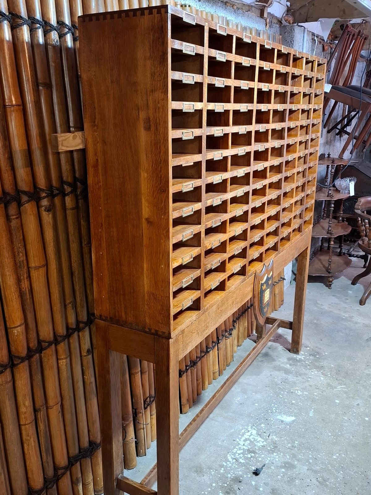 Vintage Pigeon Hole Cabinet photo buy