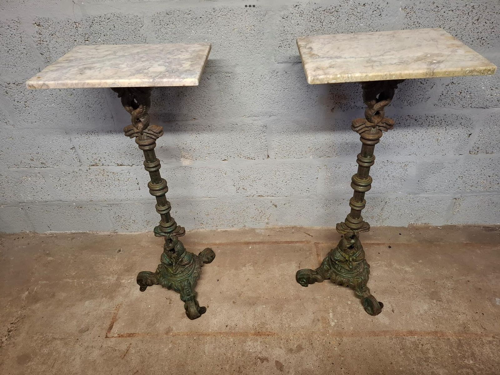 19th Century Victorian Cast Torchere Plant Bust Stand photo for sale