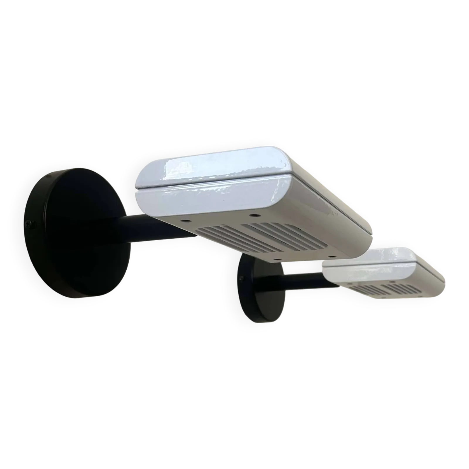 Pair Of Aton Gismondi Wall Lights, For Artemide Italy 1982
