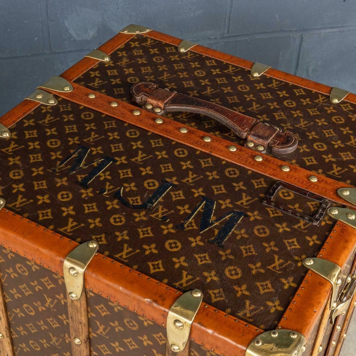 photo buy 20th Century Louis Vuitton Wardrobe Trunk In Monogram Canvas, France C.1930