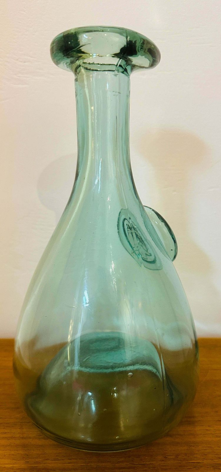 Home Decor Vintage 1960s Pale Green Danish Holmegaard Glasværk "Viking" Carafe Designed By Ole Winther photo