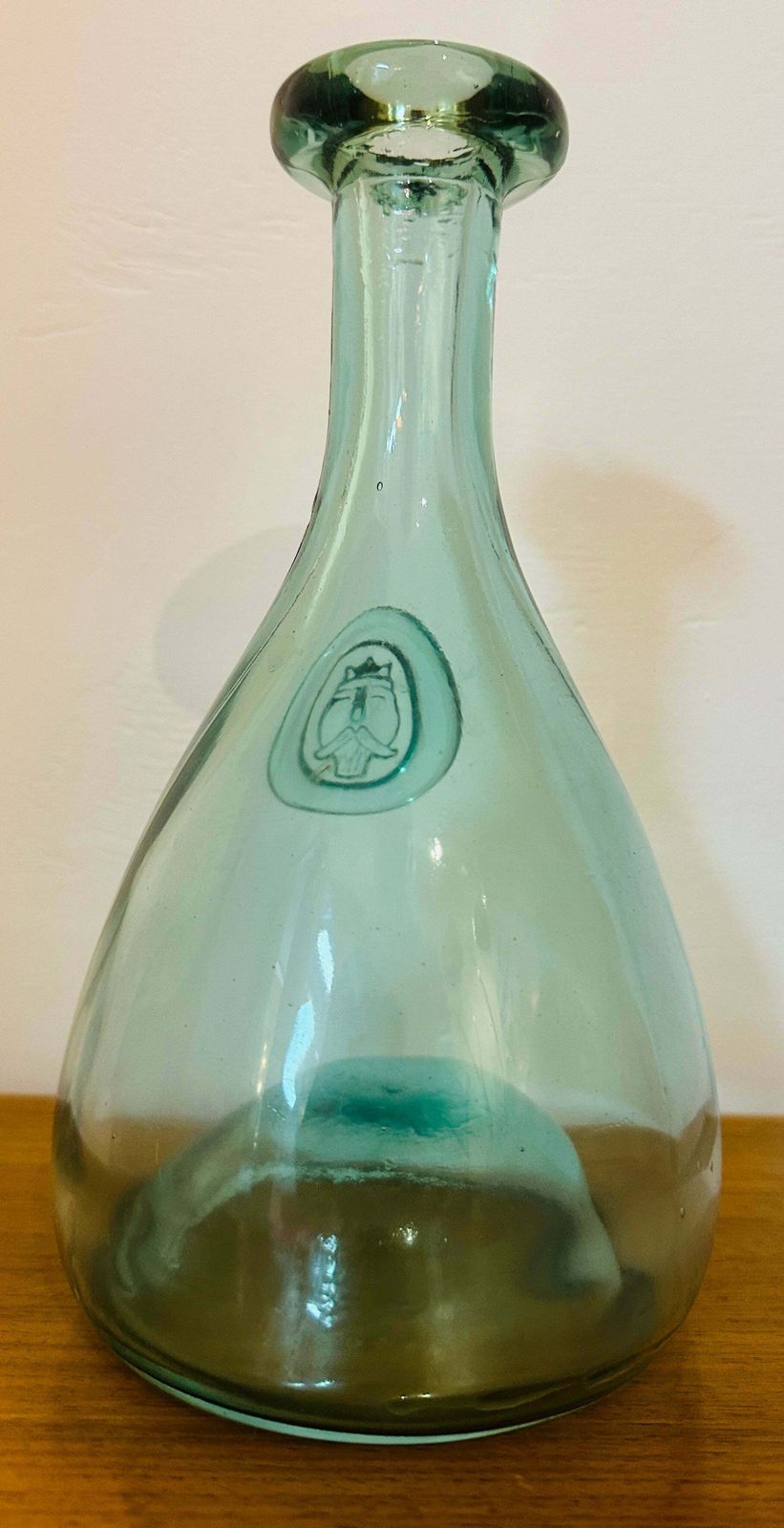 photo buy Vintage 1960s Pale Green Danish Holmegaard Glasværk "Viking" Carafe Designed By Ole Winther