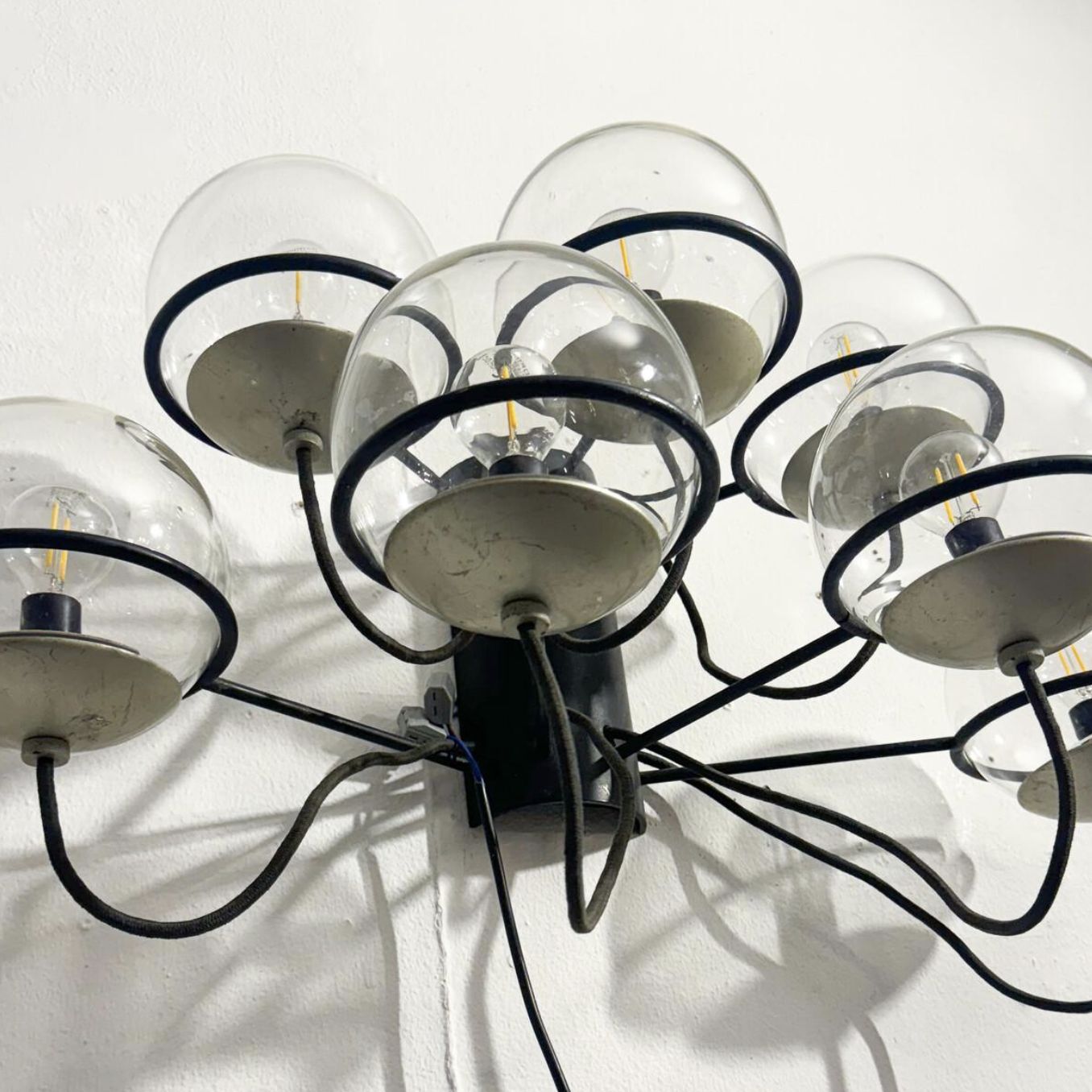 Mid Century Modern Pair Of Wall Lights Mod. 237/7 By Gino Sarfatti, 1960s photo buy