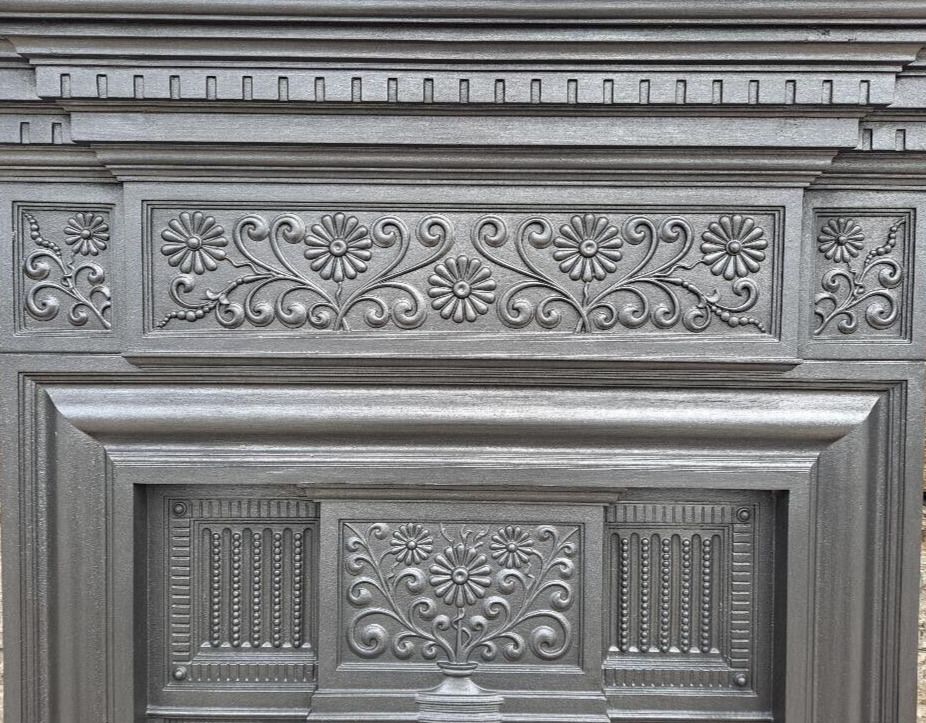 950.0 Coalbrookdale Edwardian Cast Iron Combination Fireplace Cast Iron Fire Surround photo