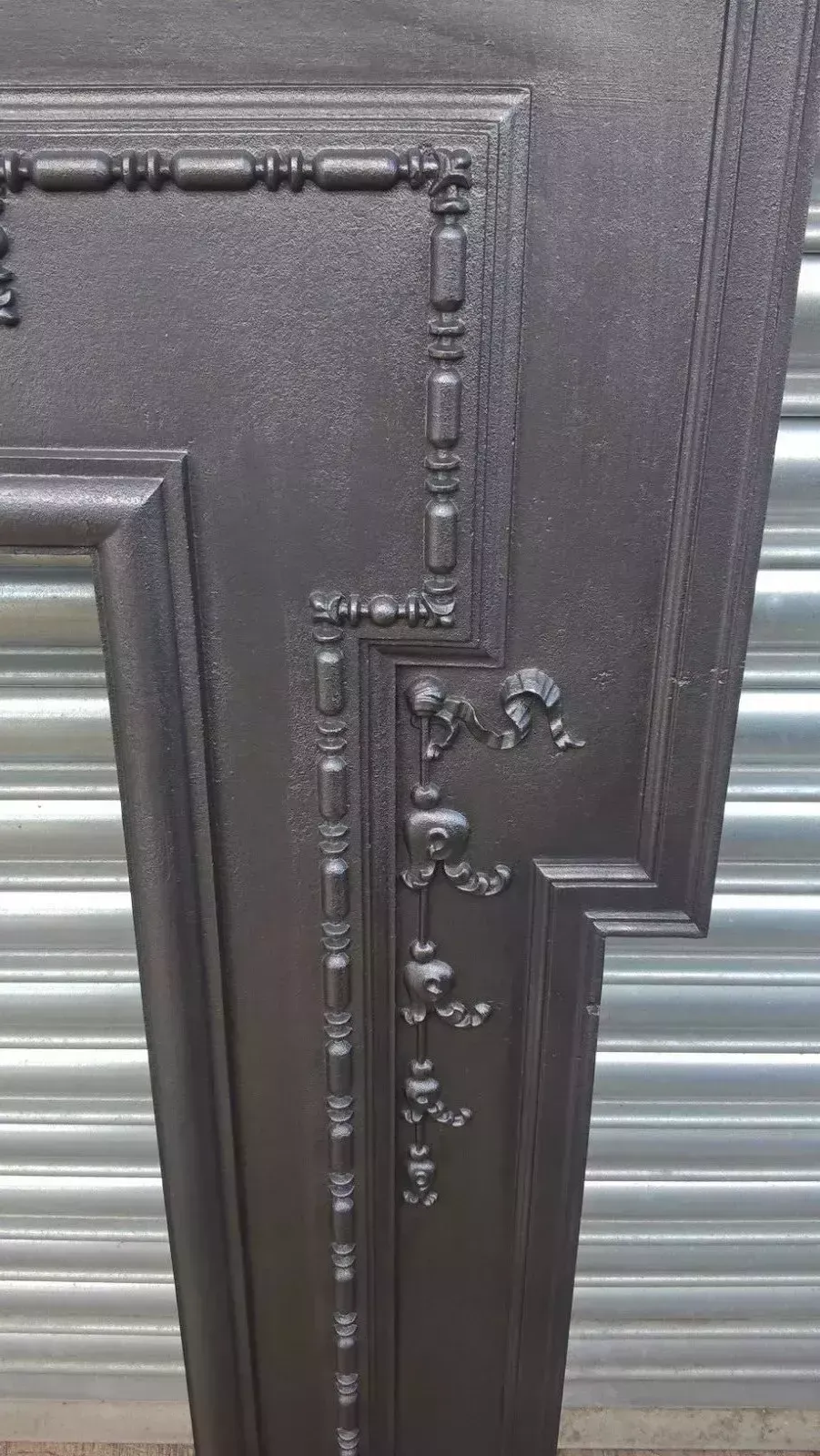 photo for sale Restored Victorian Cast Iron Fireplace Mantel Fireplace Surround..