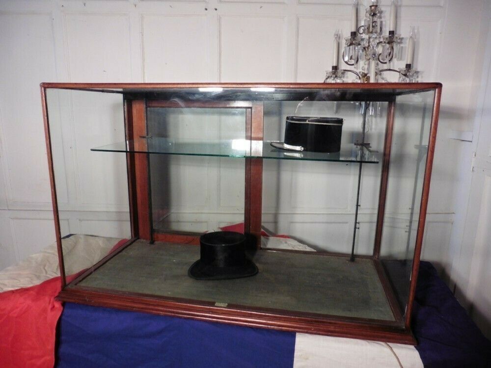 Victorian Mahogany Shop Display Counter Top Cabinet photo for sale