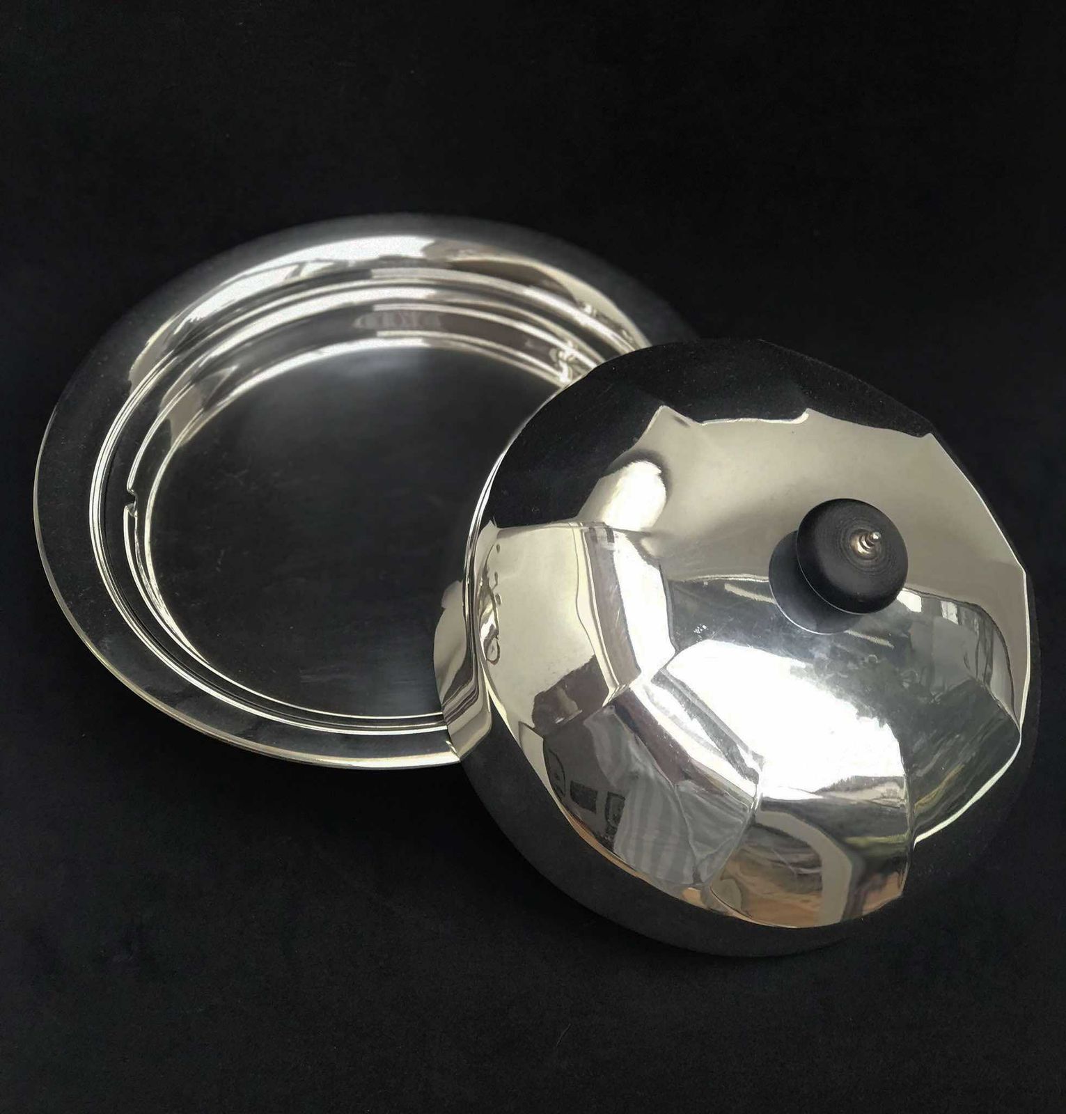 Muffin Dish Warm Candy Dish Silver Plated England 1900s, Lidded Bowl Butter Dish With Lid Edwardian Wedding Gift For Mom British Gift
