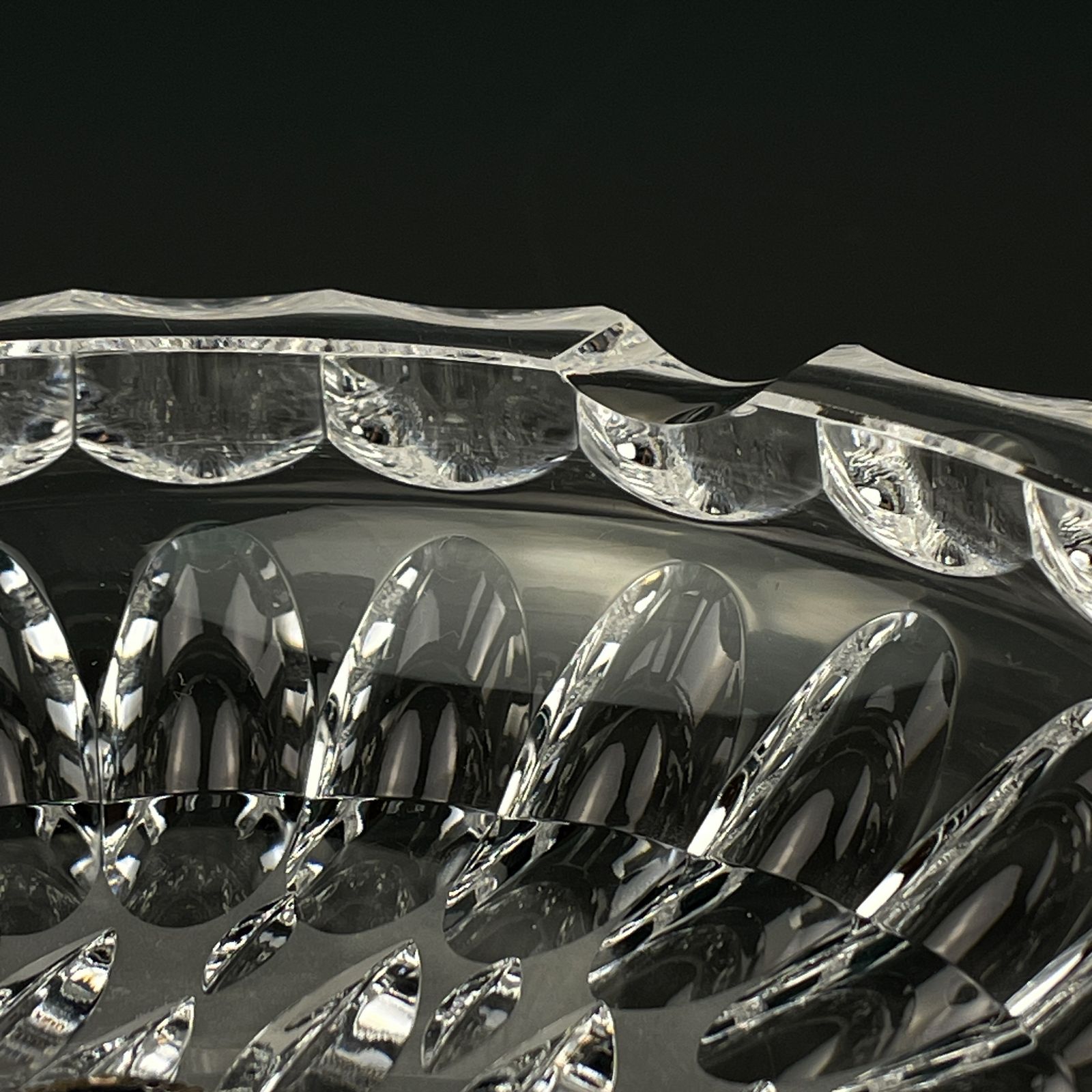 Vintage Bohemian Glass Ashtray By Bohemia Crystal, Czechoslovakia, 1970s photo vintage