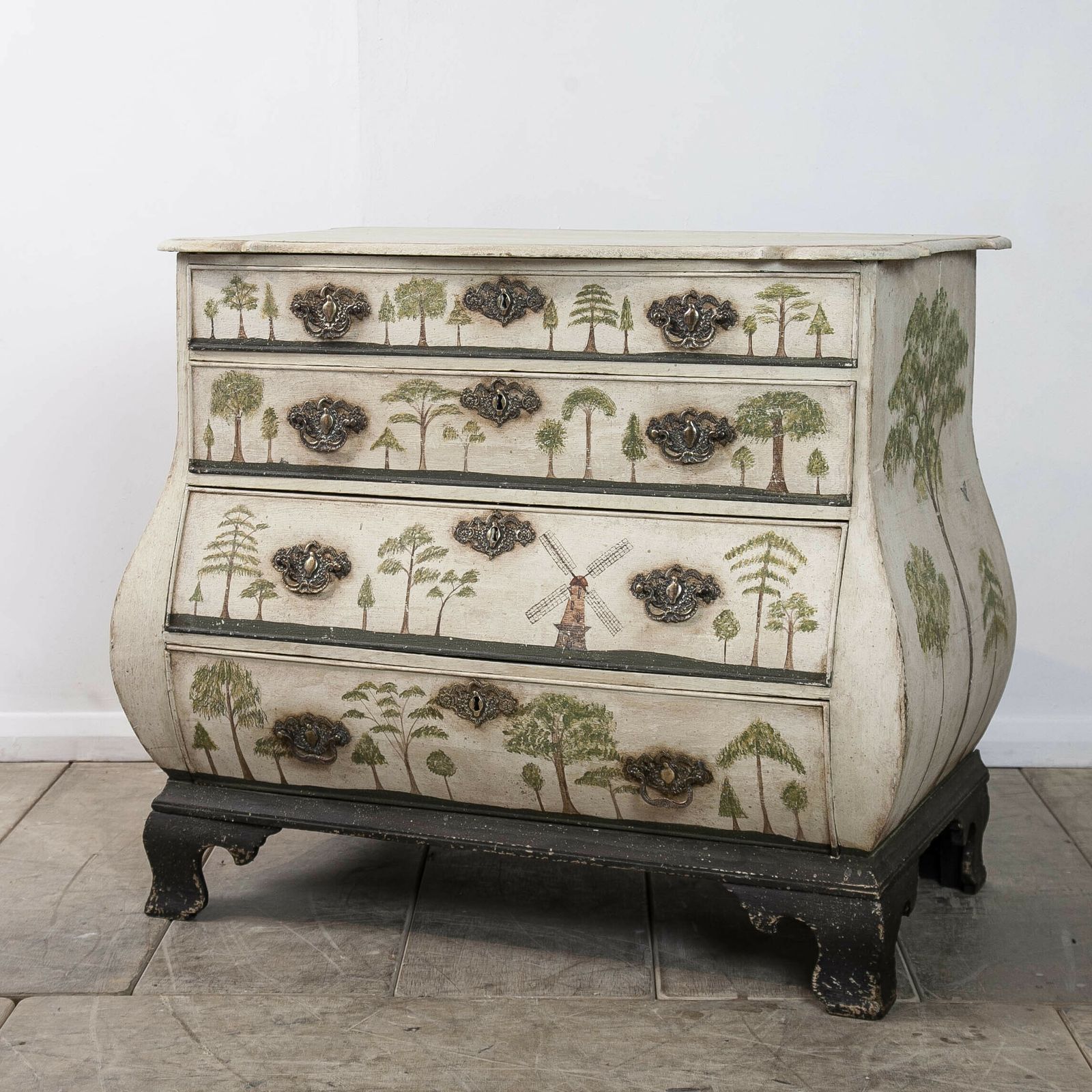 Chest Of Drawers, 1800s, Oak, Antique photo for sale