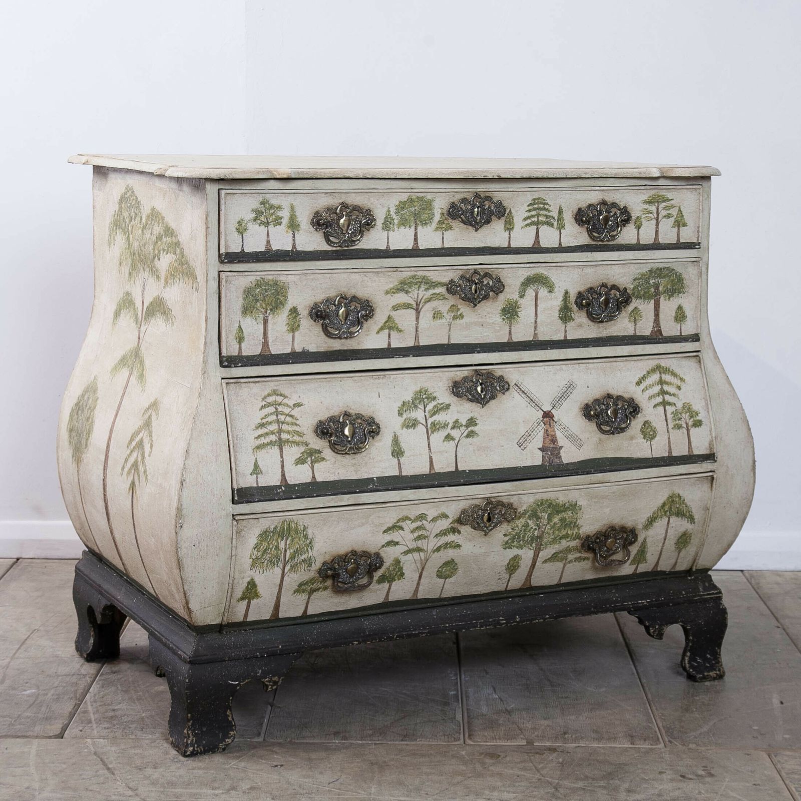 Chest Of Drawers, 1800s, Oak, Antique photo Furniture