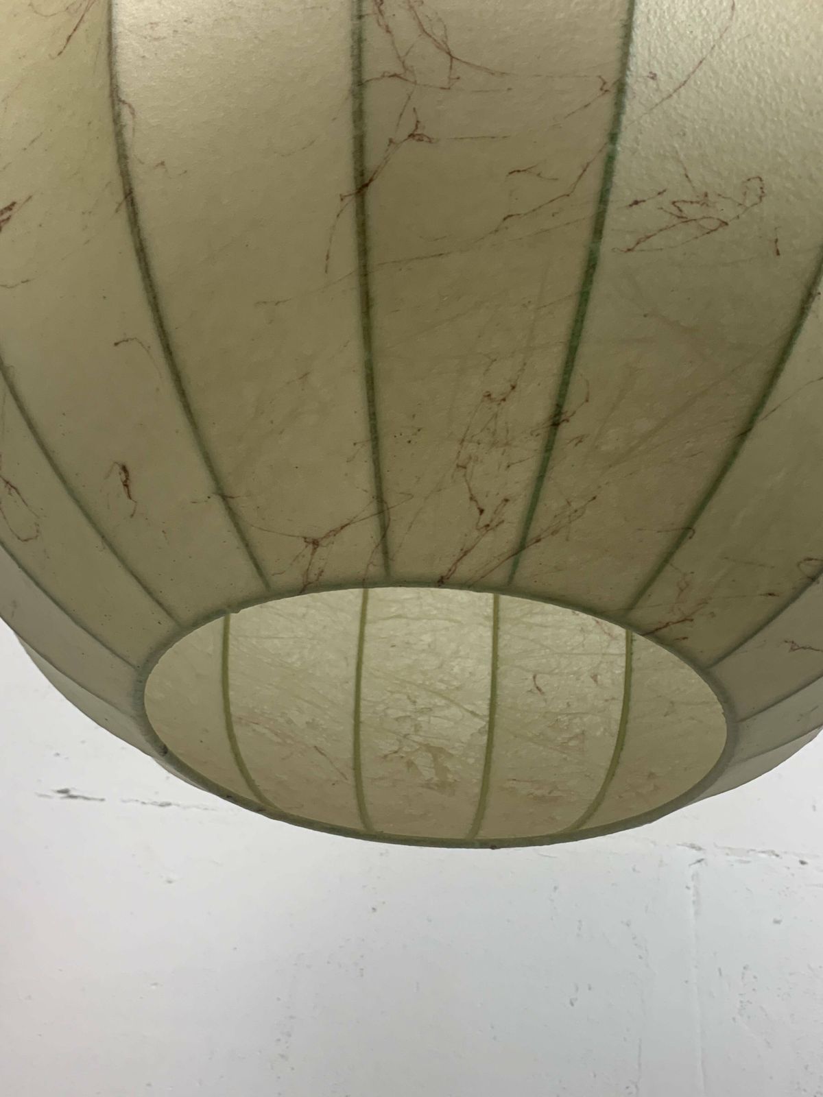 Mid Century Space Age Cocoon Hanging Pendant Lamp In The Style Of Achille Castiglioni, 1960s photo vintage