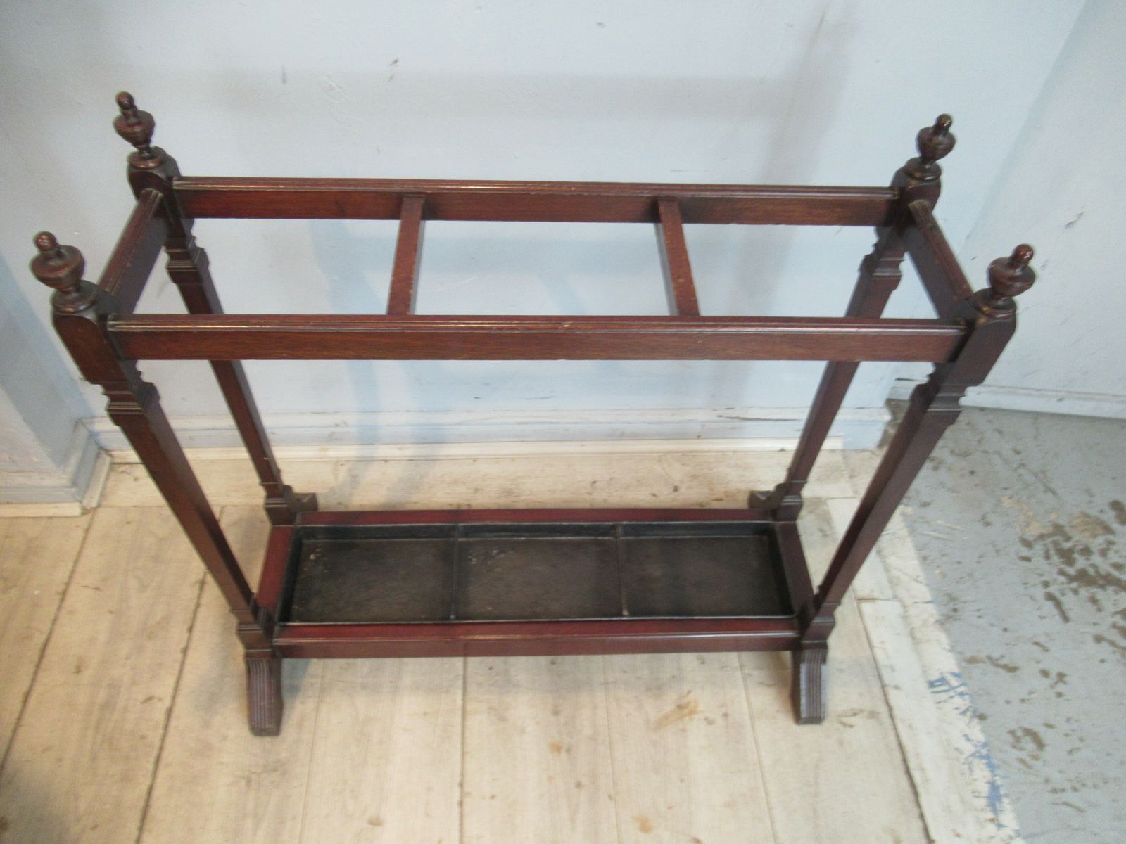 Late Victorian Mahogany  Walking Stick Stand photo Home Fixtures