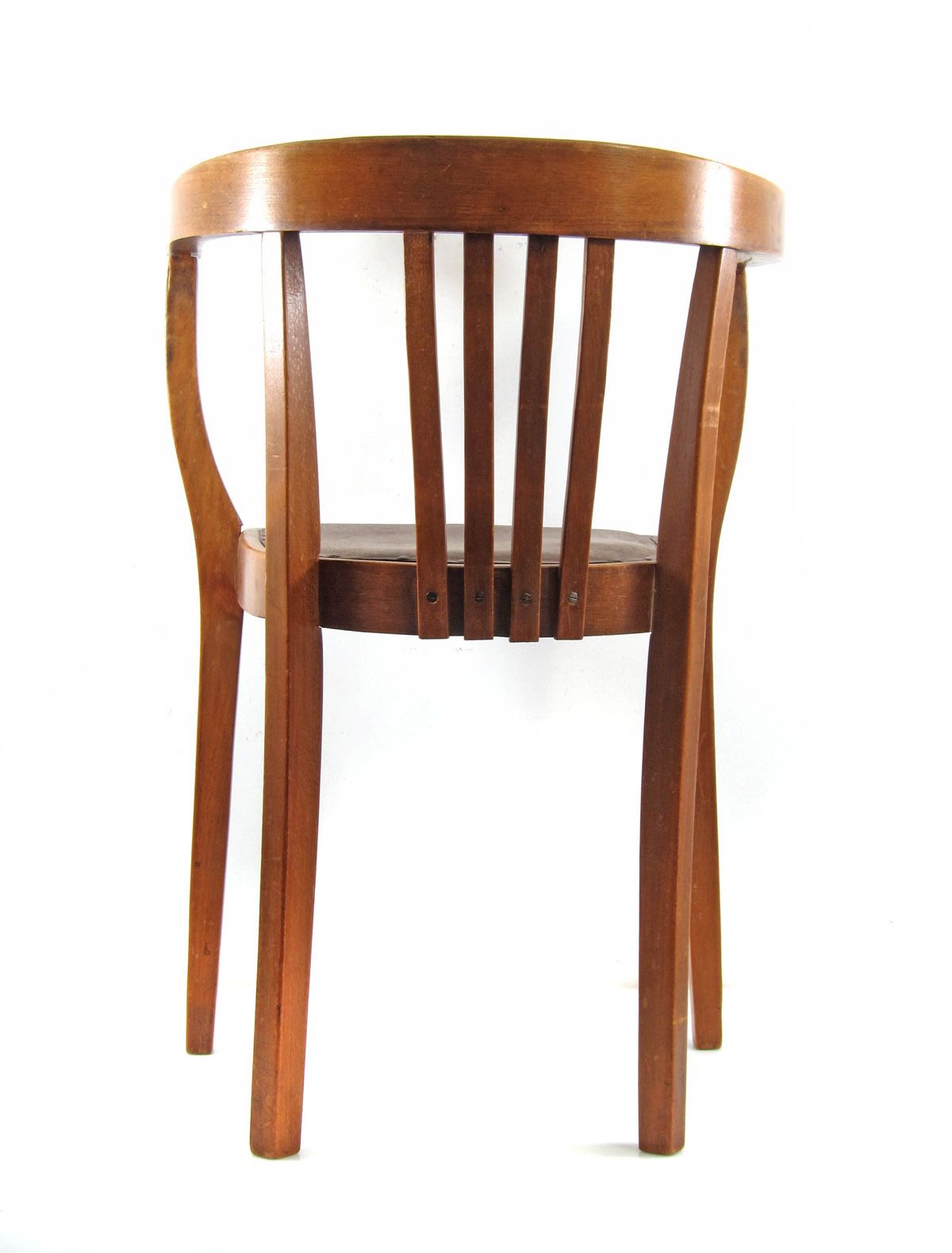 Antieke Eiken Art Nouveau Stoel photo for sale