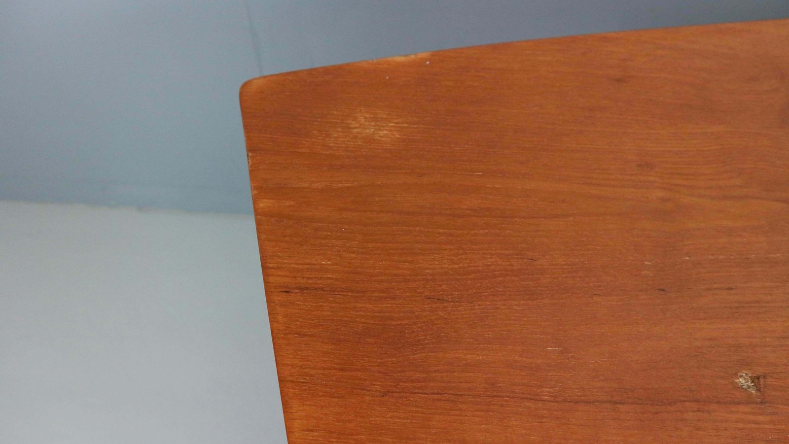 Furniture Cees Braakman Boomerang Desk With Triangle Legs For Pastoe, Dutch Design, 1950s photo