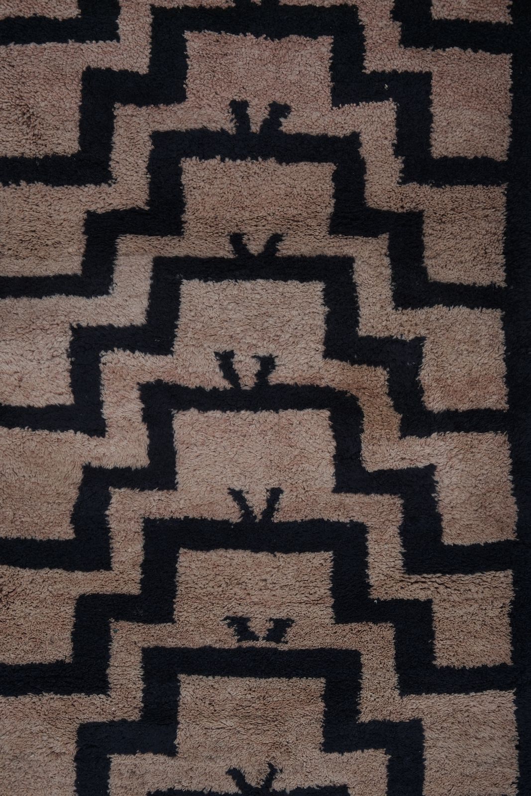 1960s Vintage Organic Wool Turkish Tulu Rug 3'1'' X 6'2'' photo buy