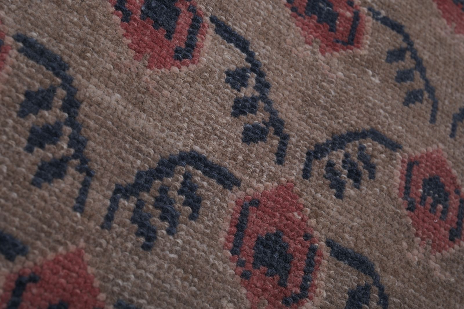 Hand Knotted Turkish Runner Rug 2'7'' X 6' photo vinterior