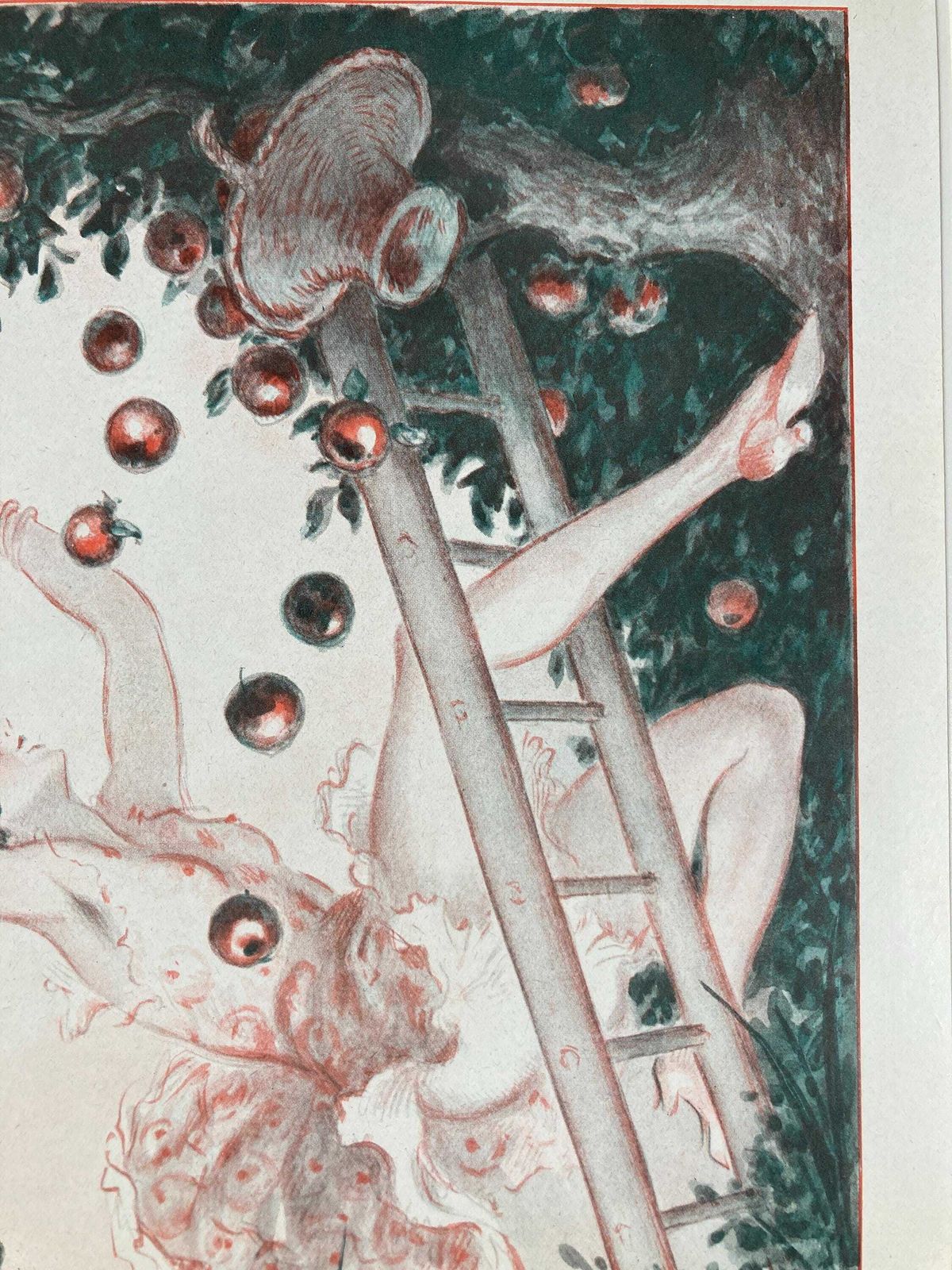 Original Antique 1920s Lithograph From La Vie Parisienne   Vintage French Art Print photo buy