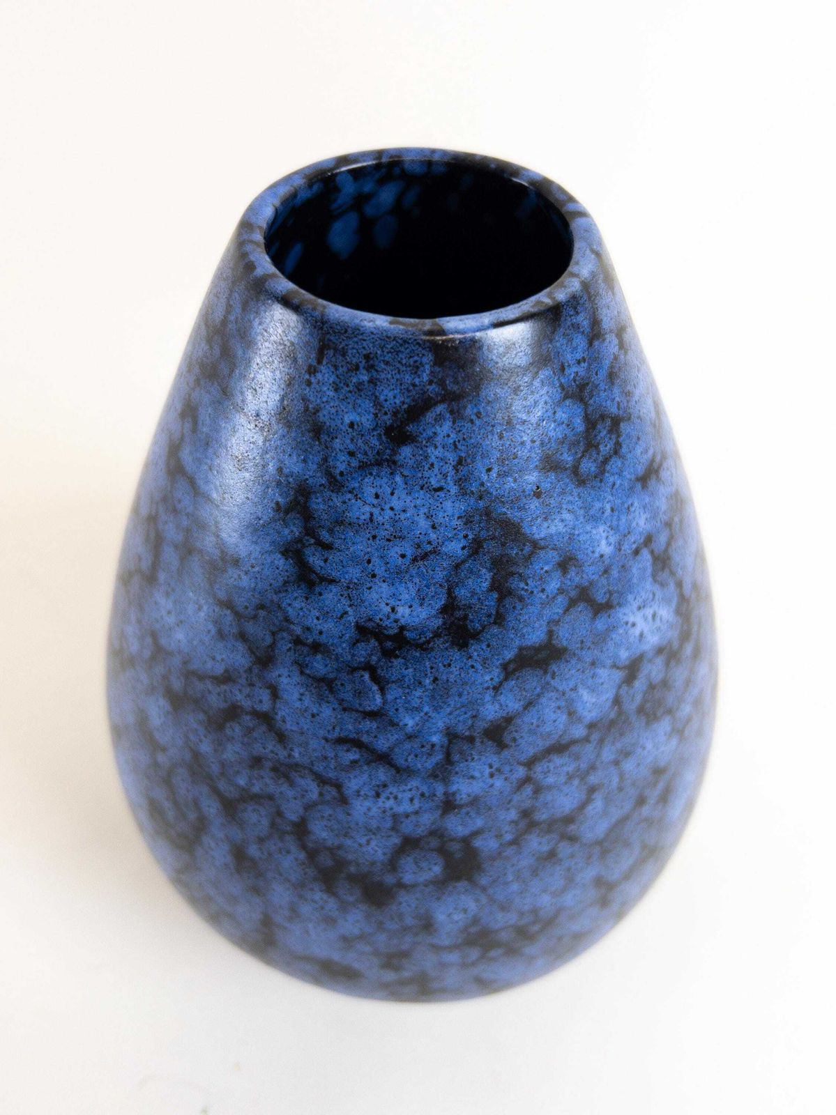 photo furniture Simon Peter Gerz Ceramic Vase   Blue Black West German Pottery   Rare Sp Gerz Vase Form 1004/18