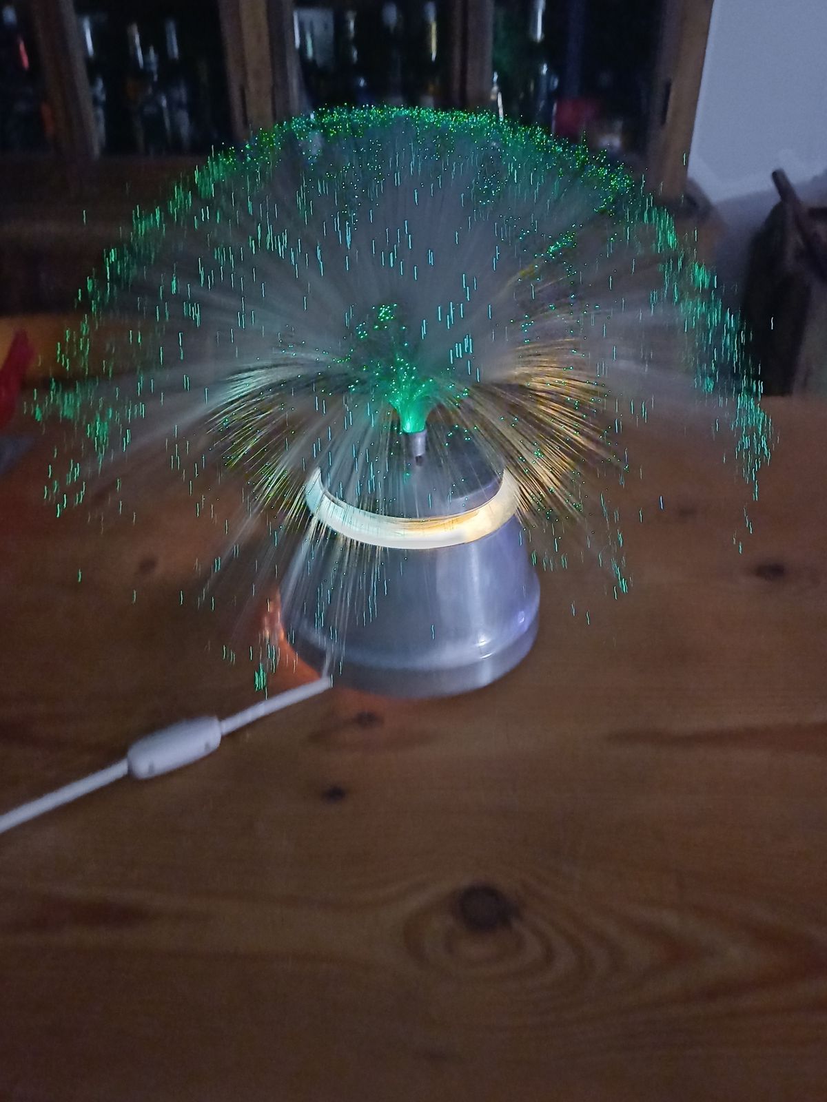 Vintage Yenni Aluminum And Fiber Optic Lamp photo furniture